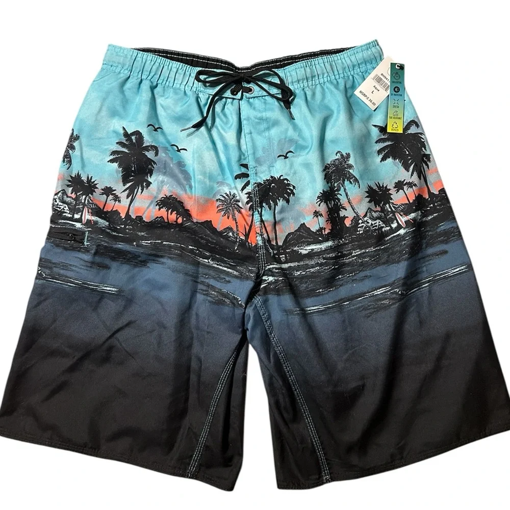 Burnside Tropical Swim Trunks